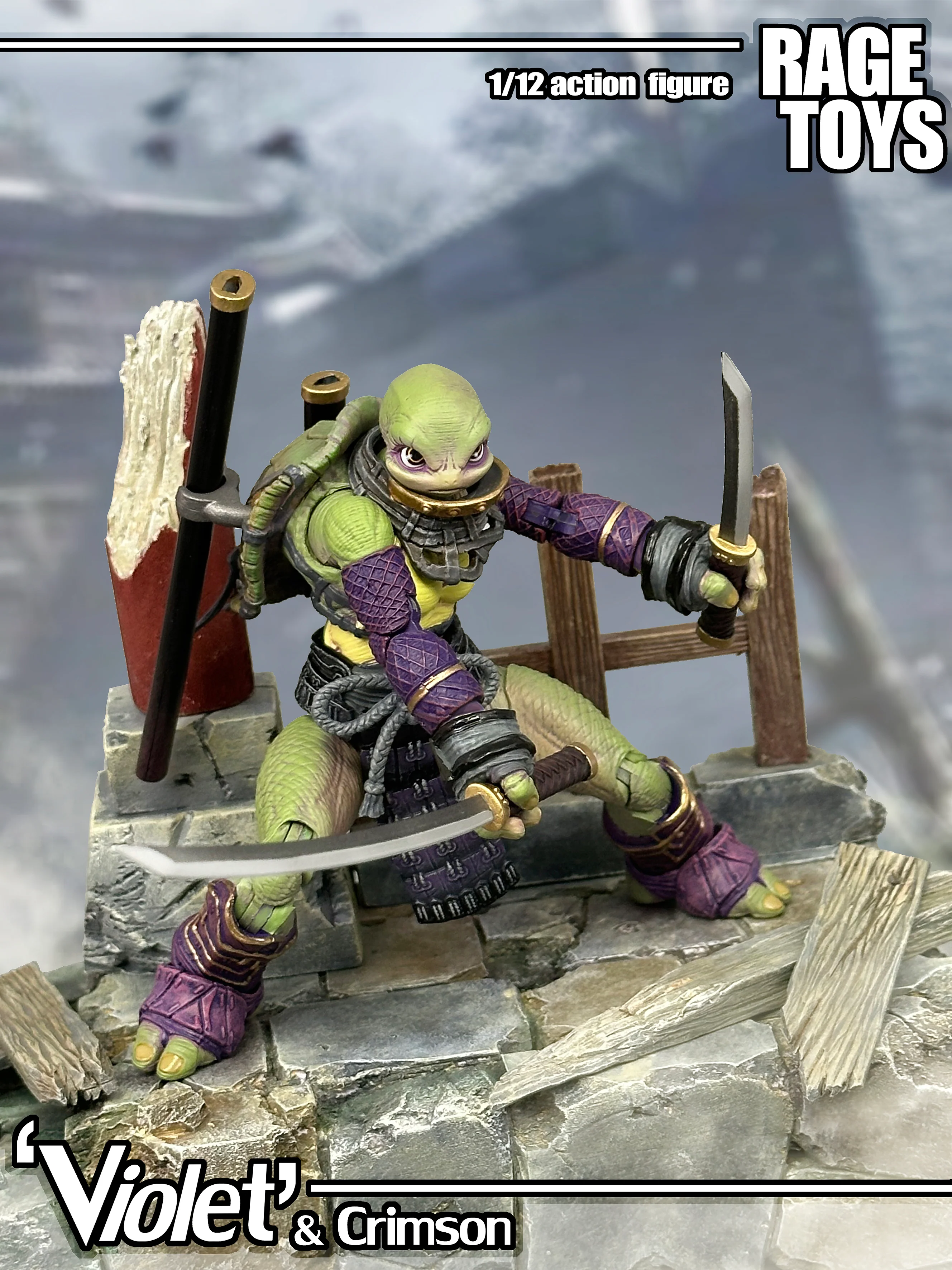 (Preorder) Rage Toys 1/12 Violet and Crimson sisters action figure - Image 16