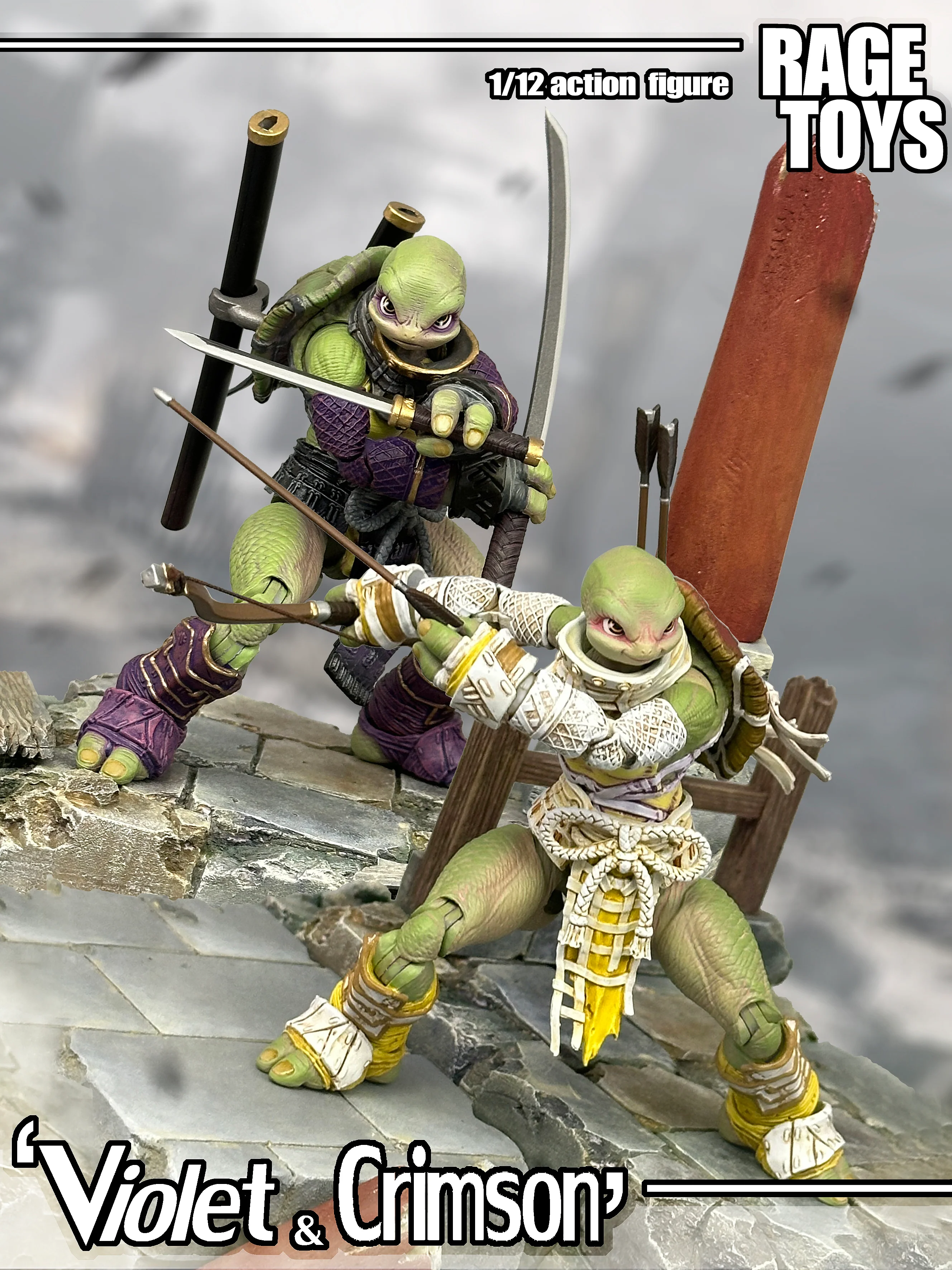 (Preorder) Rage Toys 1/12 Violet and Crimson sisters action figure - Image 3