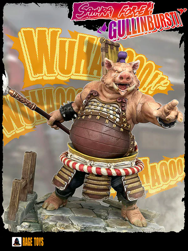 (Preorder) Rage Toys Samurai Force Wave 4 Gullinbursti and Rave Toys Cyberpunk Jacket Character accessories kit - Image 7