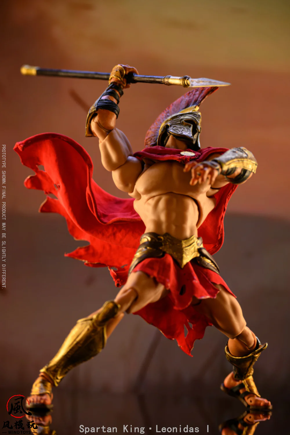 (Preorder) Wind Toys 1/12 Spartan King Leonidas FMW004 Standard and Bloodstained Version action figure - Image 6