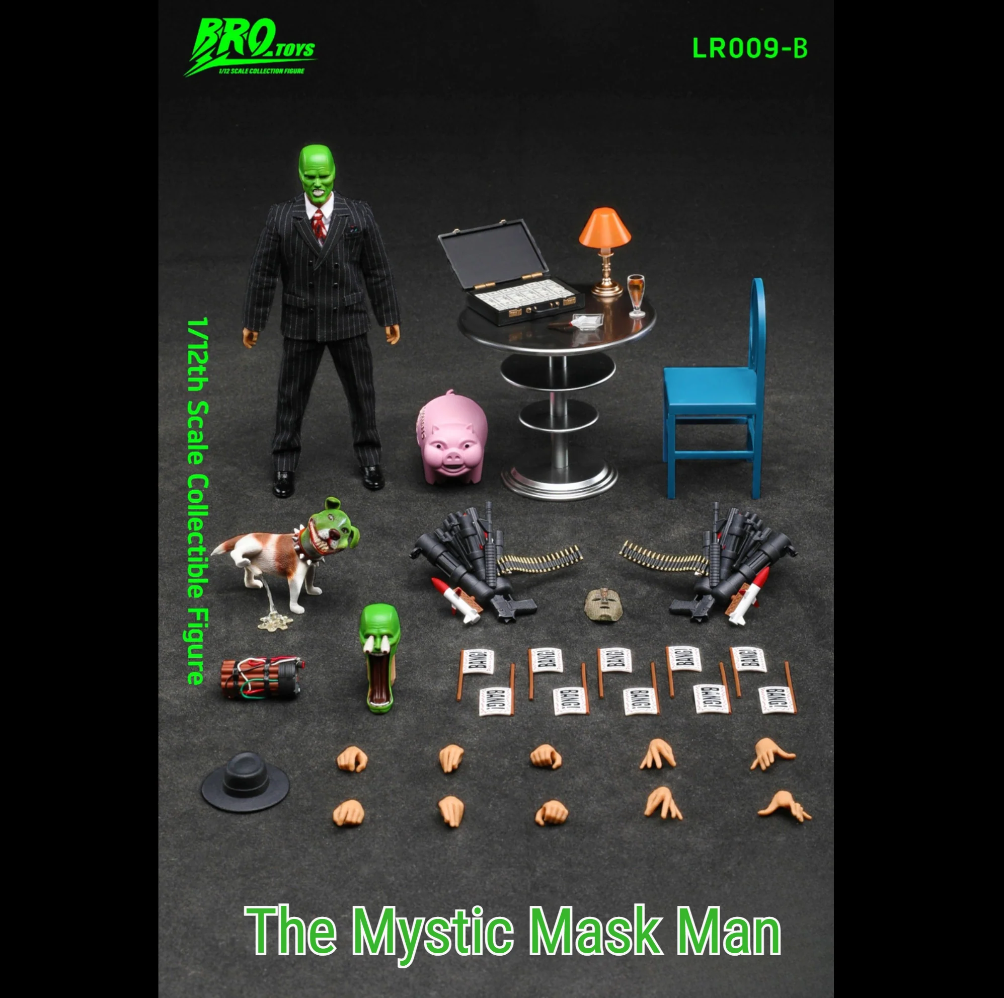 (USA Stock) Brotoys 1/12 The Mystic Mask Man LR009A and LR009B Set - Image 3
