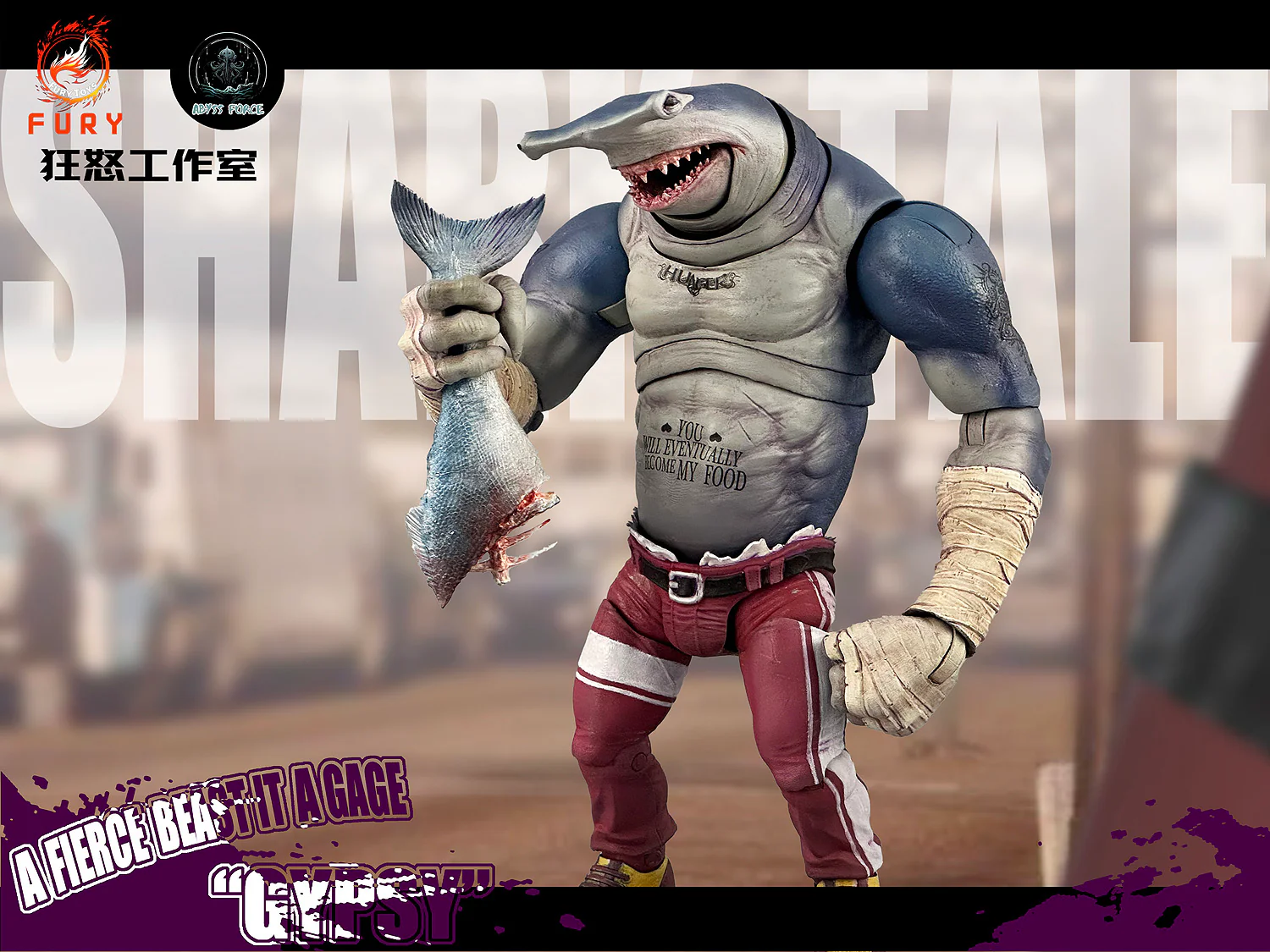 (USA Stock) Fury toys 1/12 Abyss Force wave 1 Shark Squad Action Figure - Image 20