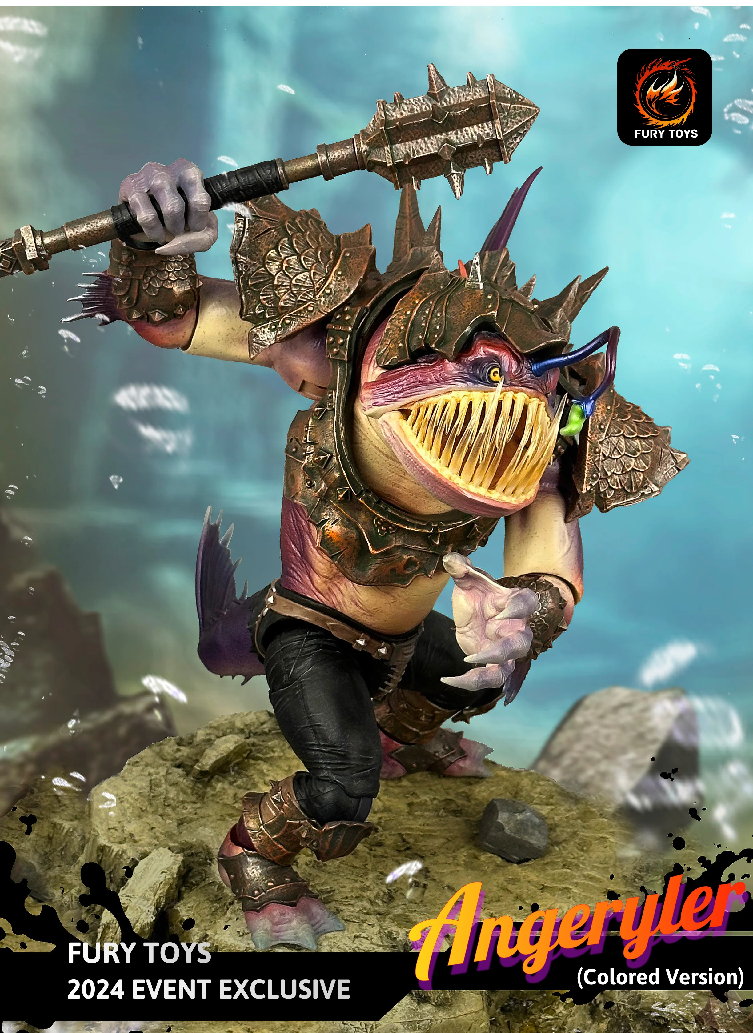 (USA Stock) Fury Toys  Event Exclusive Angeryler "Angry Angler" 9 inches action figure - Image 11