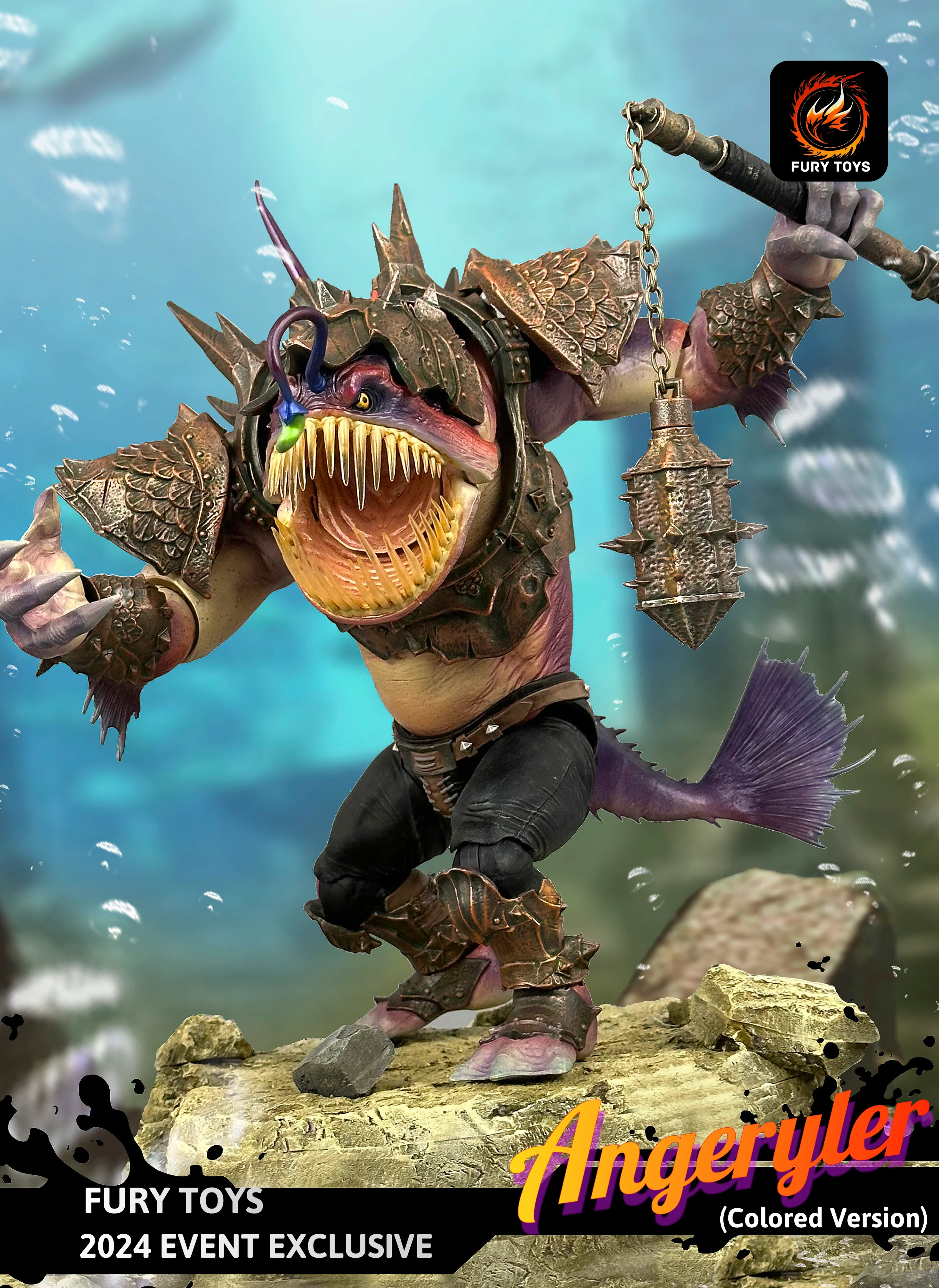 (USA Stock) Fury Toys  Event Exclusive Angeryler "Angry Angler" 9 inches action figure - Image 12