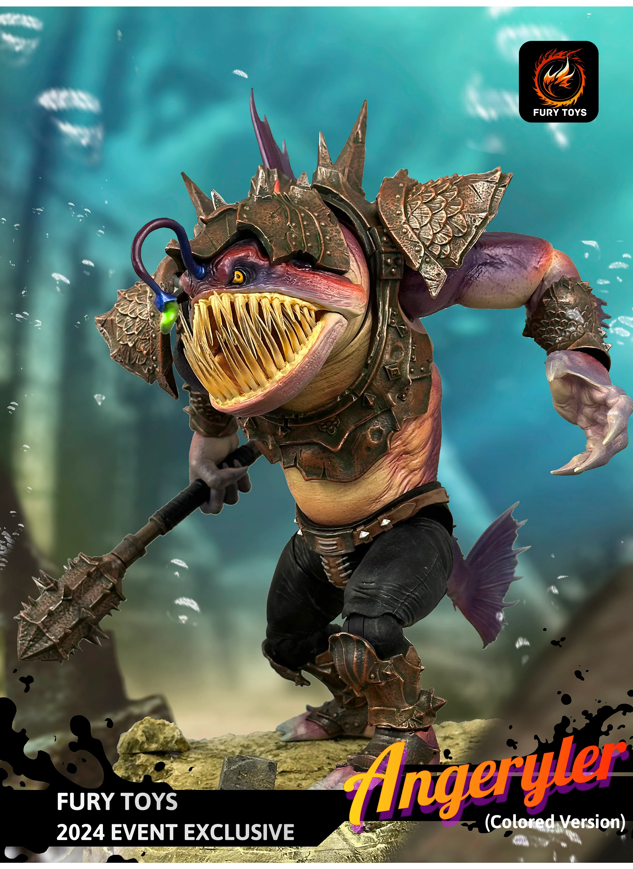 (USA Stock) Fury Toys  Event Exclusive Angeryler "Angry Angler" 9 inches action figure - Image 4