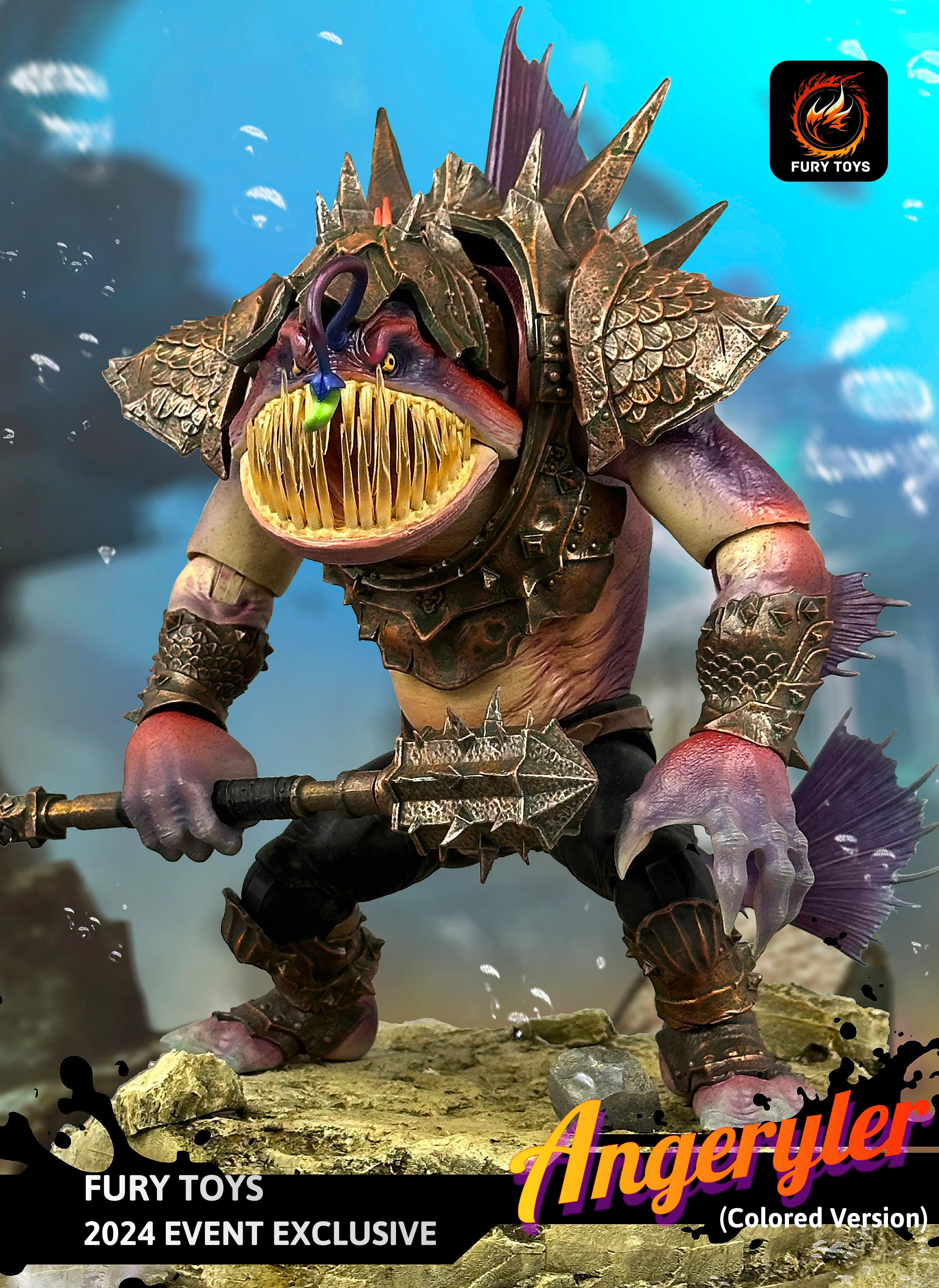 (USA Stock) Fury Toys  Event Exclusive Angeryler "Angry Angler" 9 inches action figure - Image 6