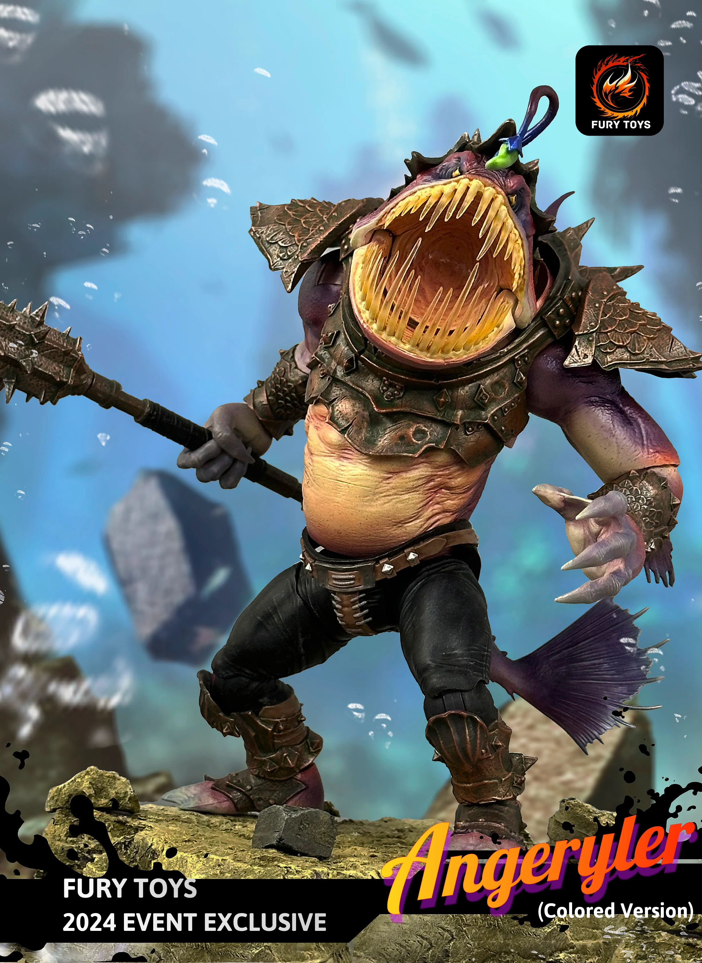 (USA Stock) Fury Toys  Event Exclusive Angeryler "Angry Angler" 9 inches action figure - Image 7