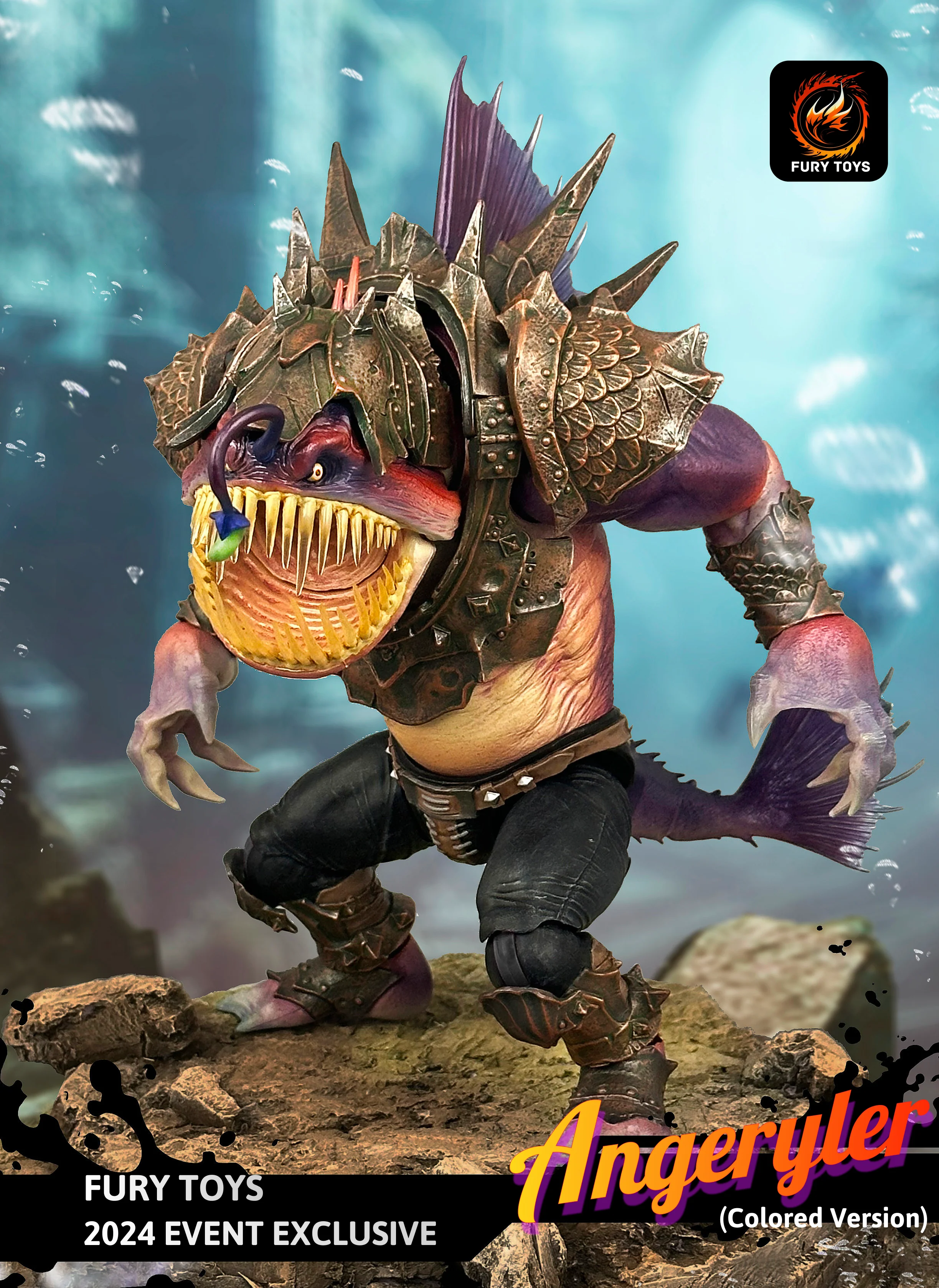 (USA Stock) Fury Toys  Event Exclusive Angeryler "Angry Angler" 9 inches action figure - Image 8