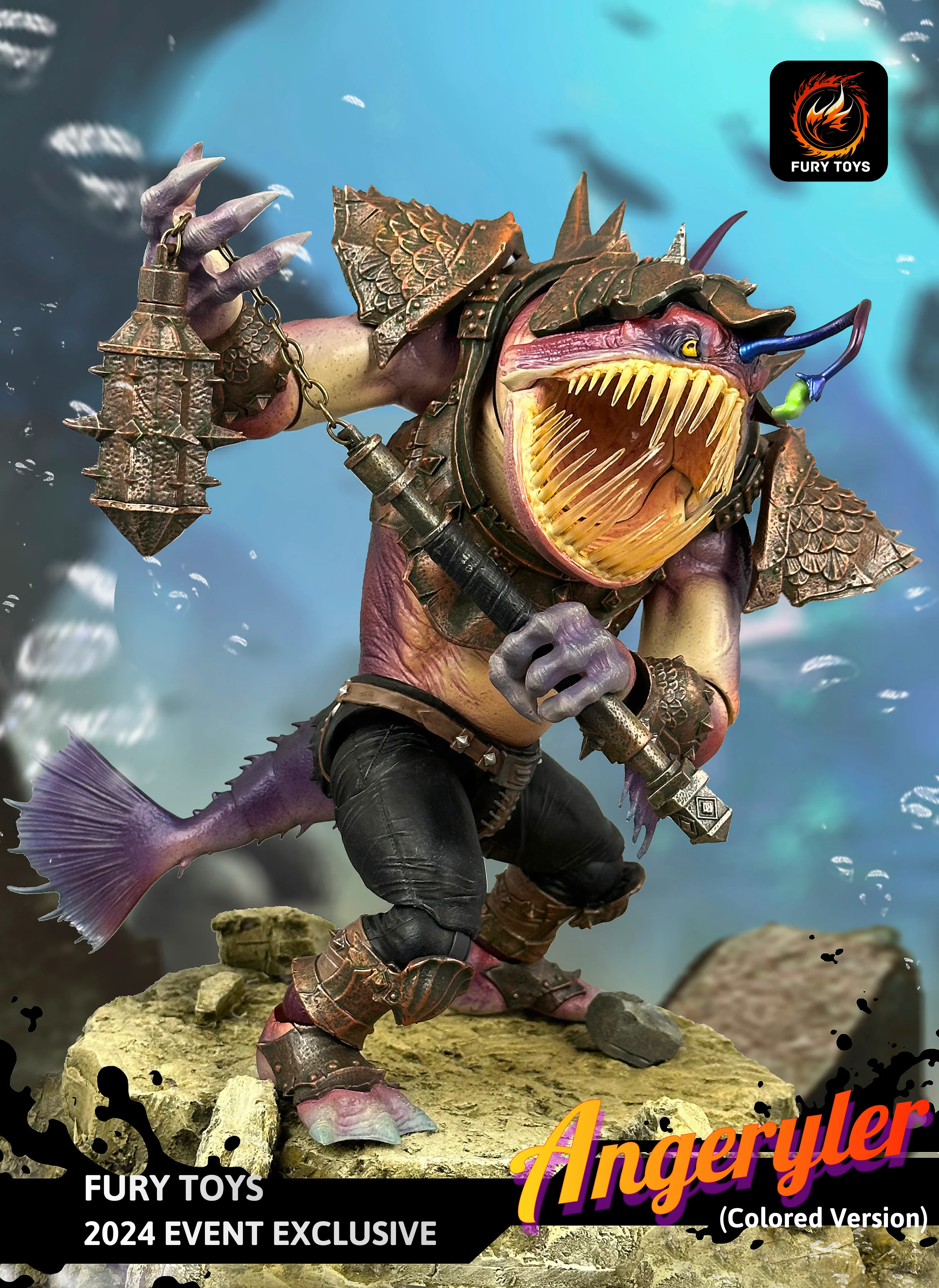 (USA Stock) Fury Toys  Event Exclusive Angeryler "Angry Angler" 9 inches action figure - Image 9