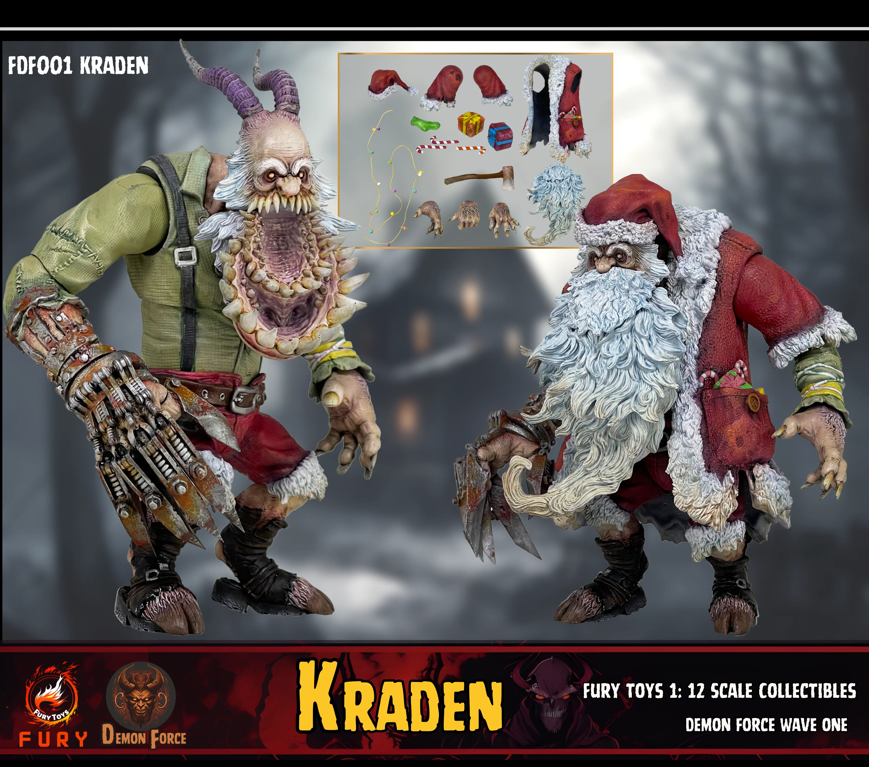 (USA Stock) Fury toys Demon Force wave 1 1/12 The brother Kraden and Krynn 7 inches action figure - Image 20