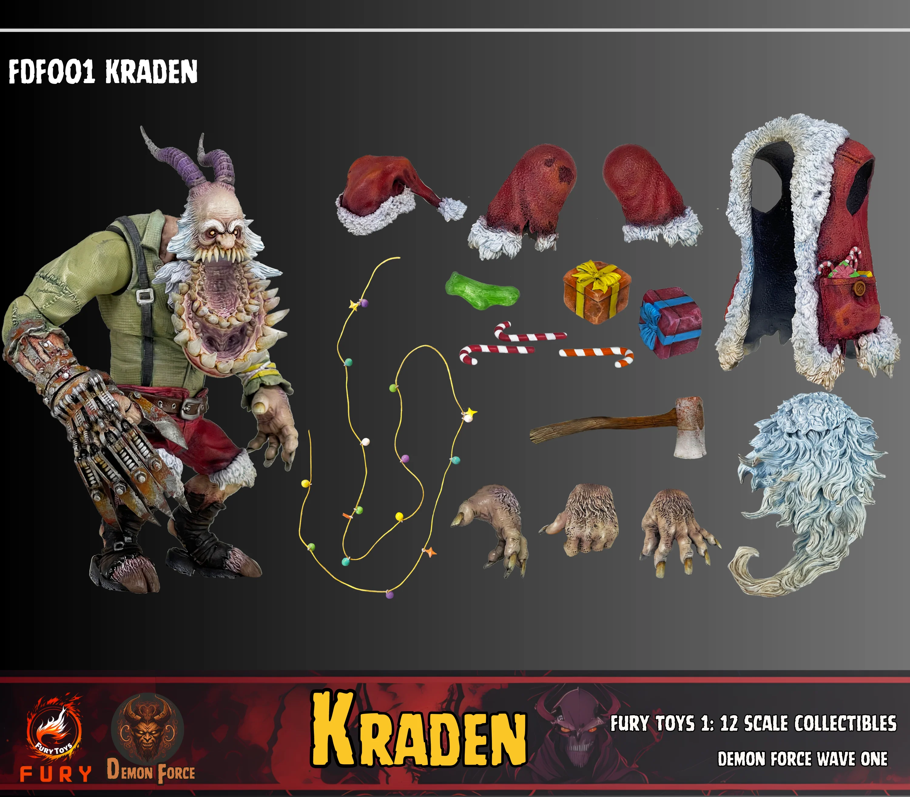 (USA Stock) Fury toys Demon Force wave 1 1/12 The brother Kraden and Krynn 7 inches action figure - Image 21