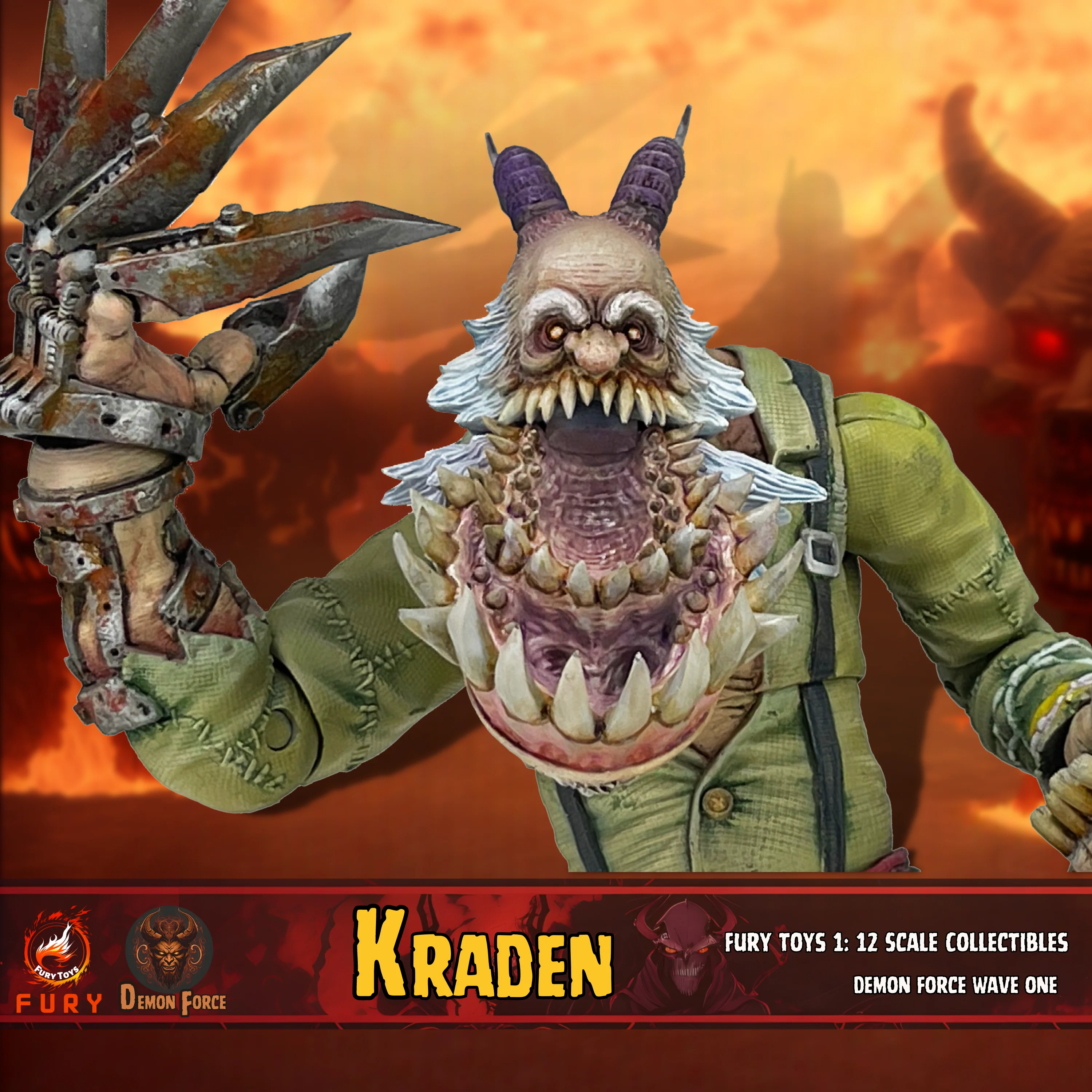 (USA Stock) Fury toys Demon Force wave 1 1/12 The brother Kraden and Krynn 7 inches action figure - Image 31