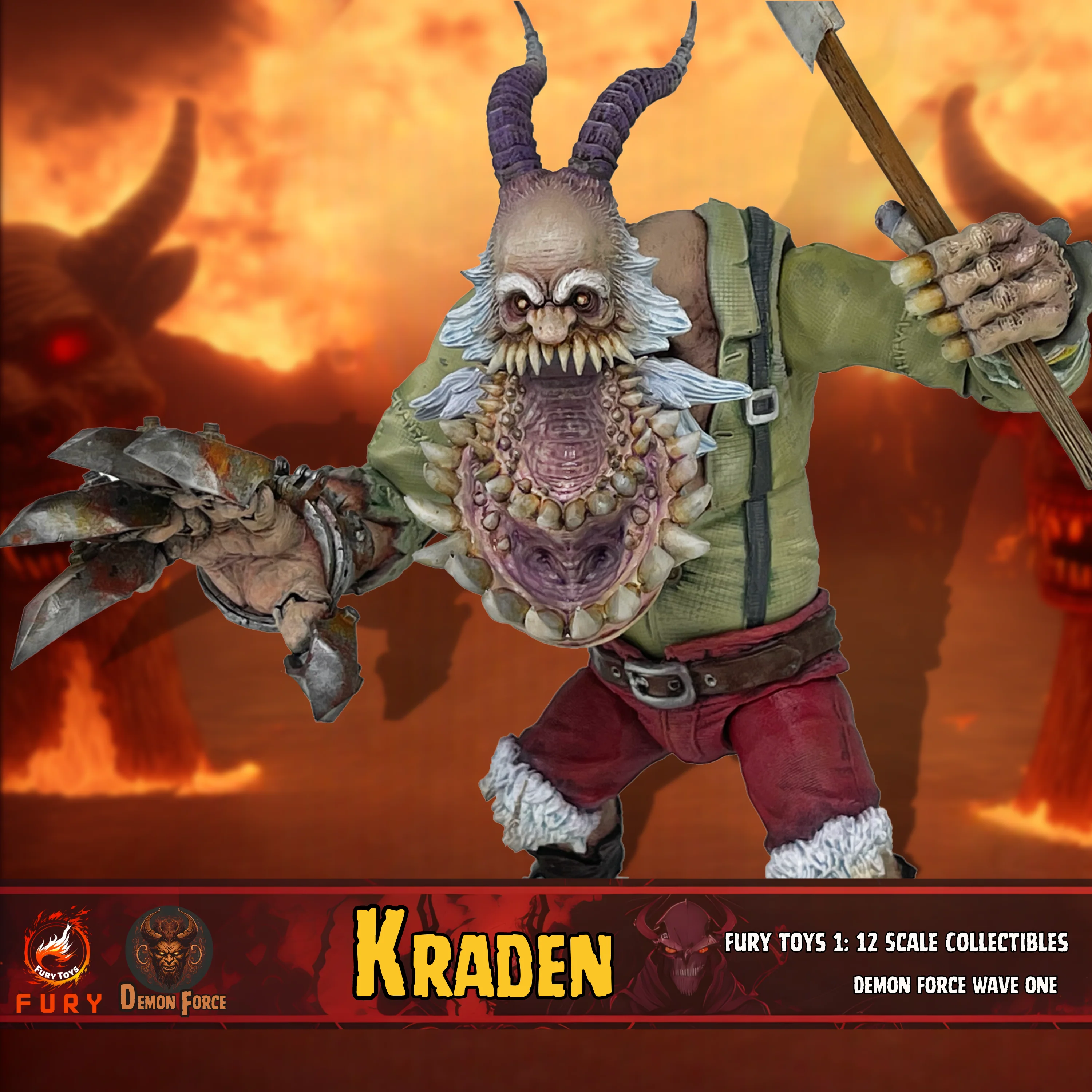 (USA Stock) Fury toys Demon Force wave 1 1/12 The brother Kraden and Krynn 7 inches action figure - Image 32