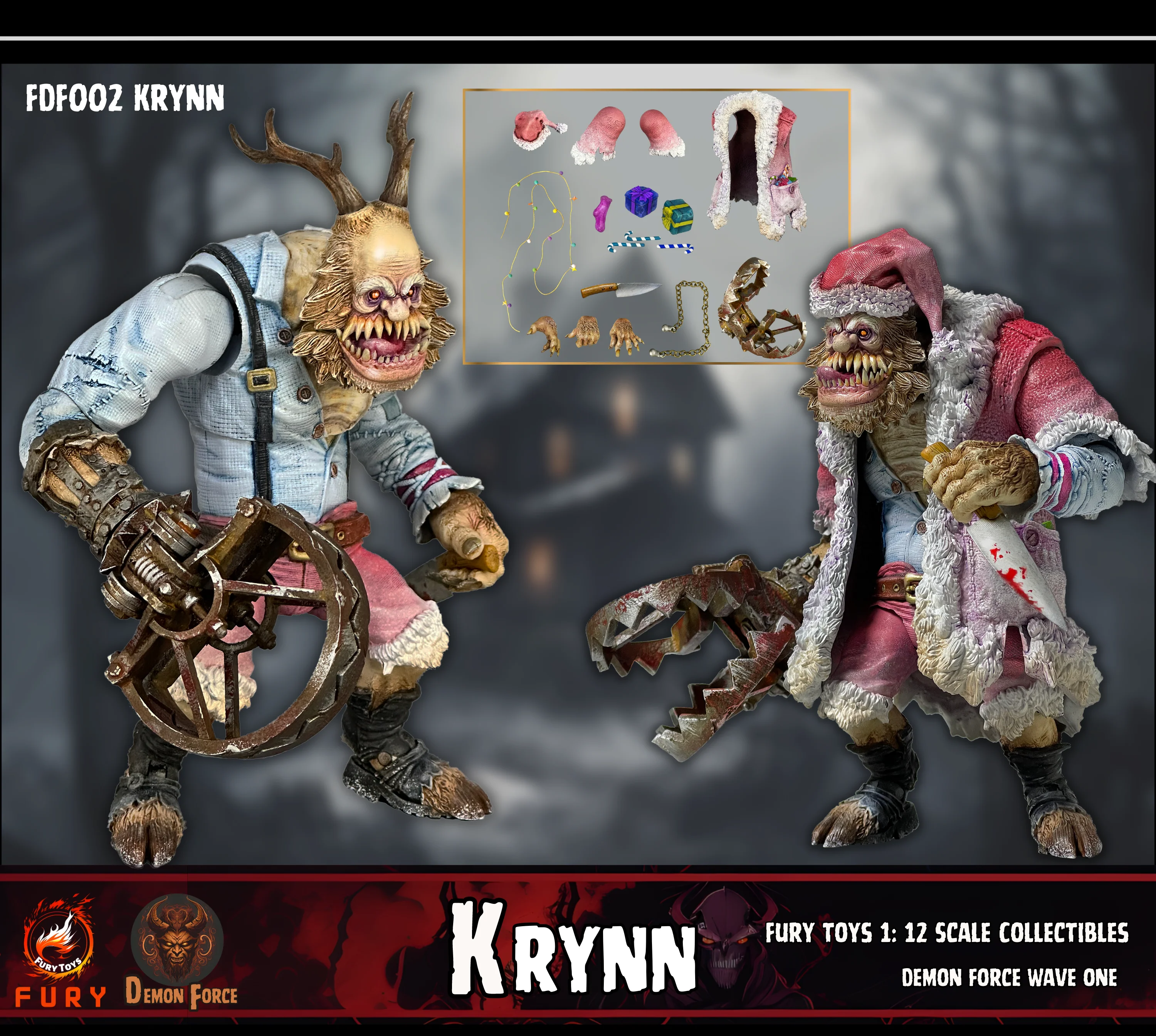 (USA Stock) Fury toys Demon Force wave 1 1/12 The brother Kraden and Krynn 7 inches action figure - Image 33