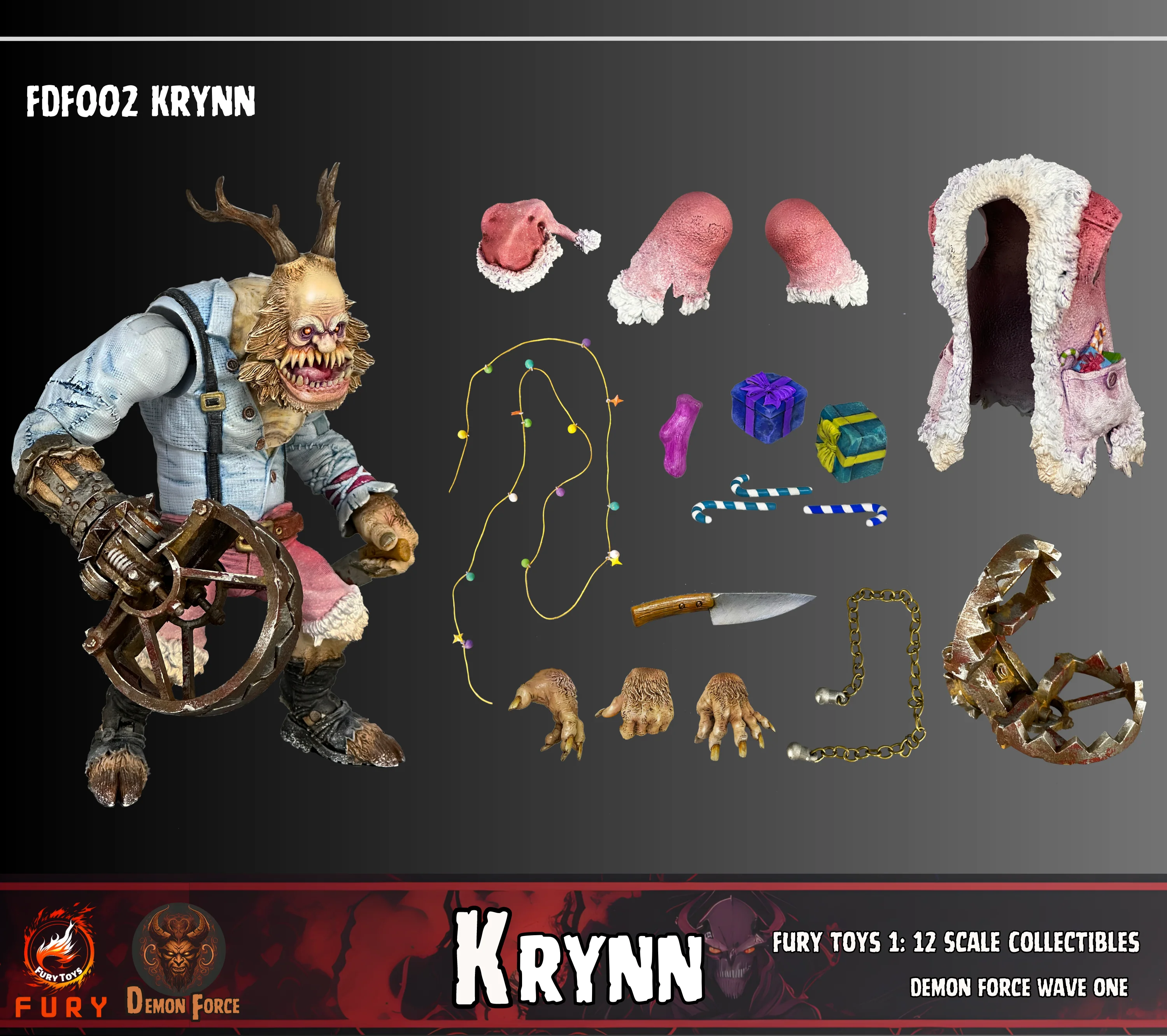 (USA Stock) Fury toys Demon Force wave 1 1/12 The brother Kraden and Krynn 7 inches action figure - Image 34