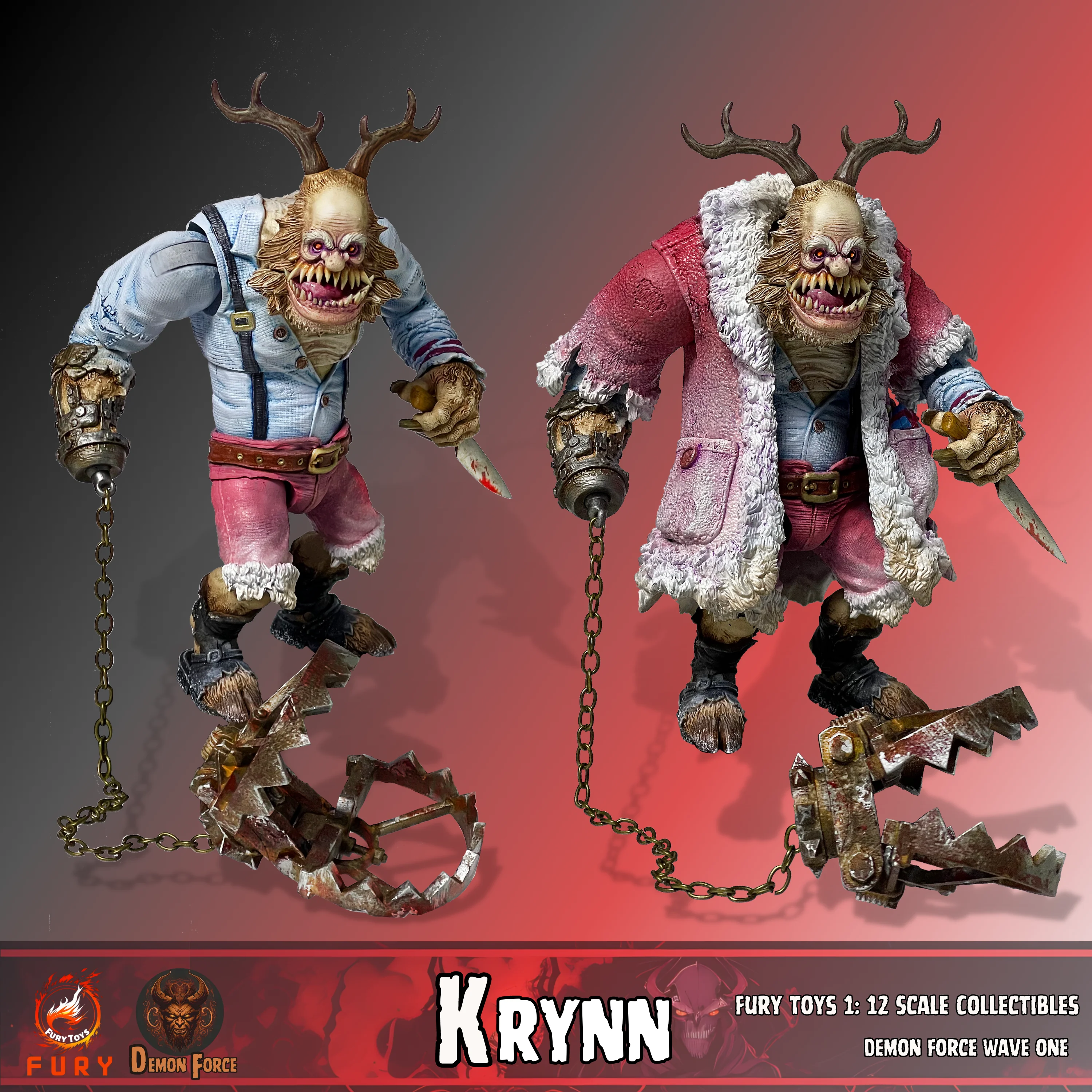 (USA Stock) Fury toys Demon Force wave 1 1/12 The brother Kraden and Krynn 7 inches action figure - Image 41