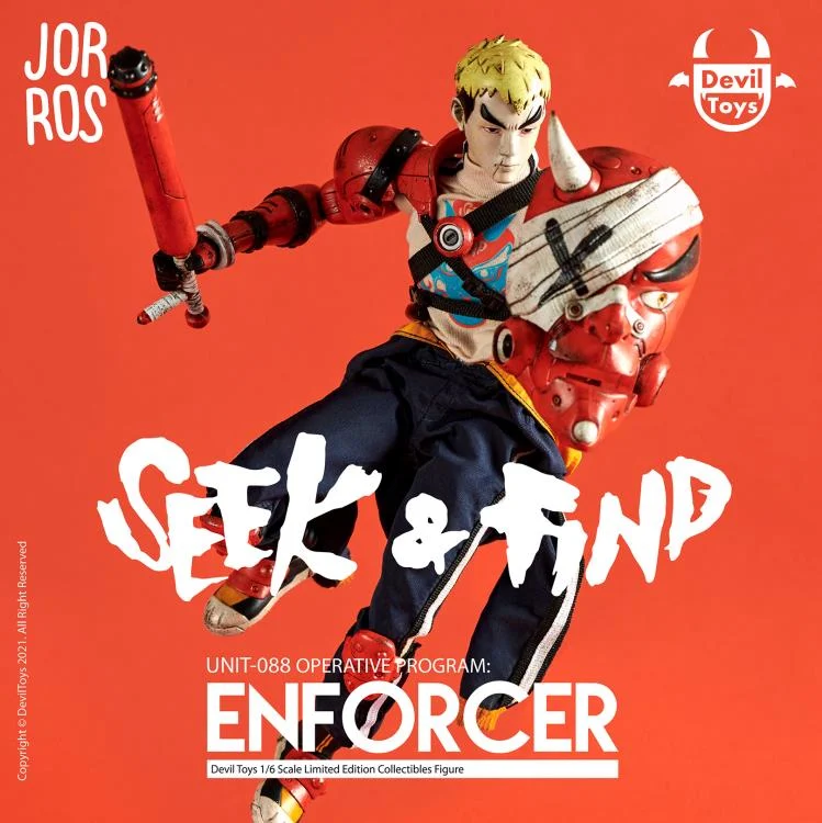 (USA Stock) Jor Ros X Devil Toys 1/6 Enforcer Unit-088 Limited Edition Action Figure - Image 3
