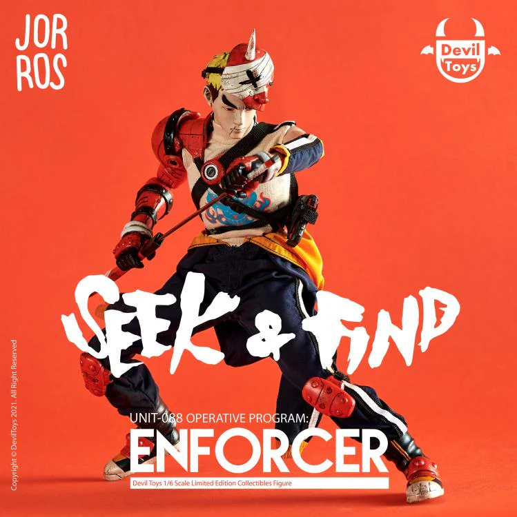 (USA Stock) Jor Ros X Devil Toys 1/6 Enforcer Unit-088 Limited Edition Action Figure - Image 5