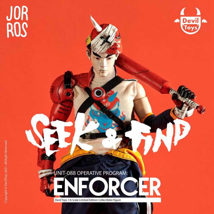 (USA Stock) Jor Ros X Devil Toys 1/6 Enforcer Unit-088 Limited Edition Action Figure - Image 7