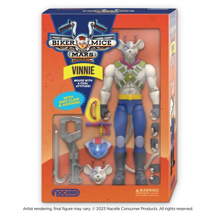 (USA Stock) Nacelle 1/12 Biker Mice from Mars Action Figure - Image 10