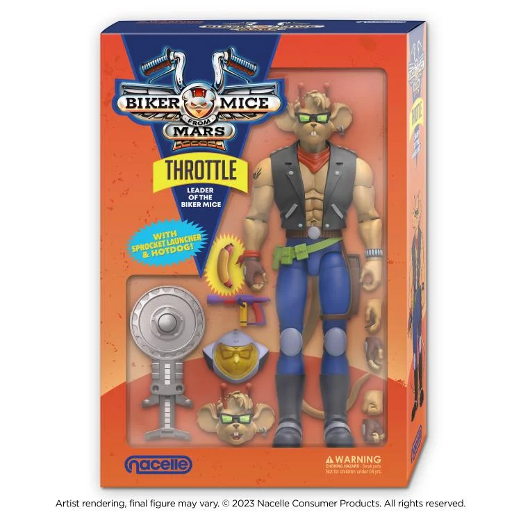 (USA Stock) Nacelle 1/12 Biker Mice from Mars Action Figure - Image 4