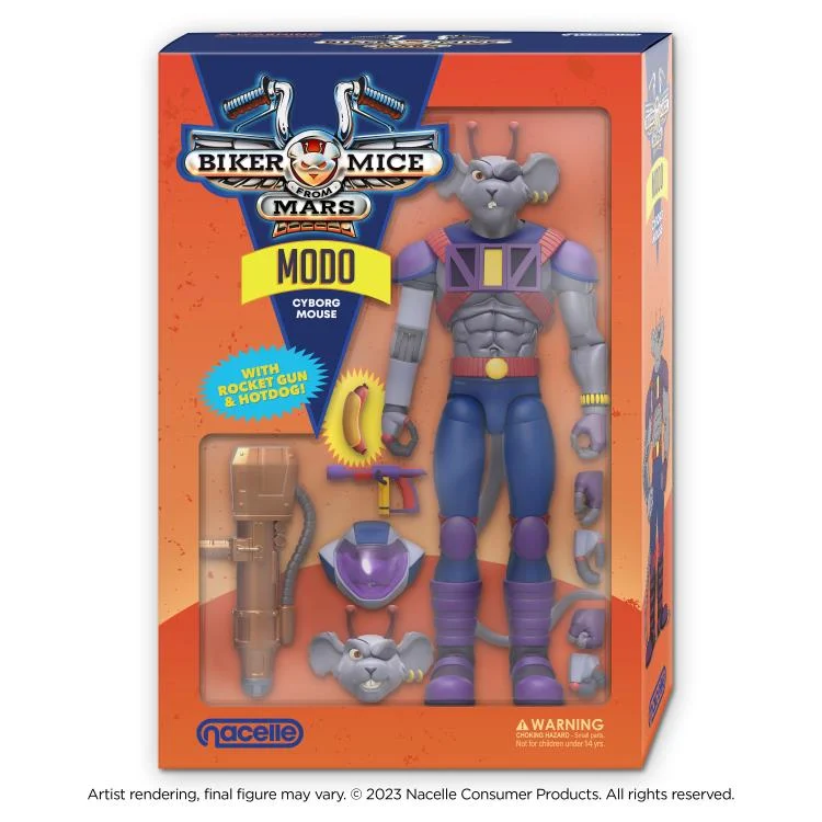 (USA Stock) Nacelle 1/12 Biker Mice from Mars Action Figure - Image 7