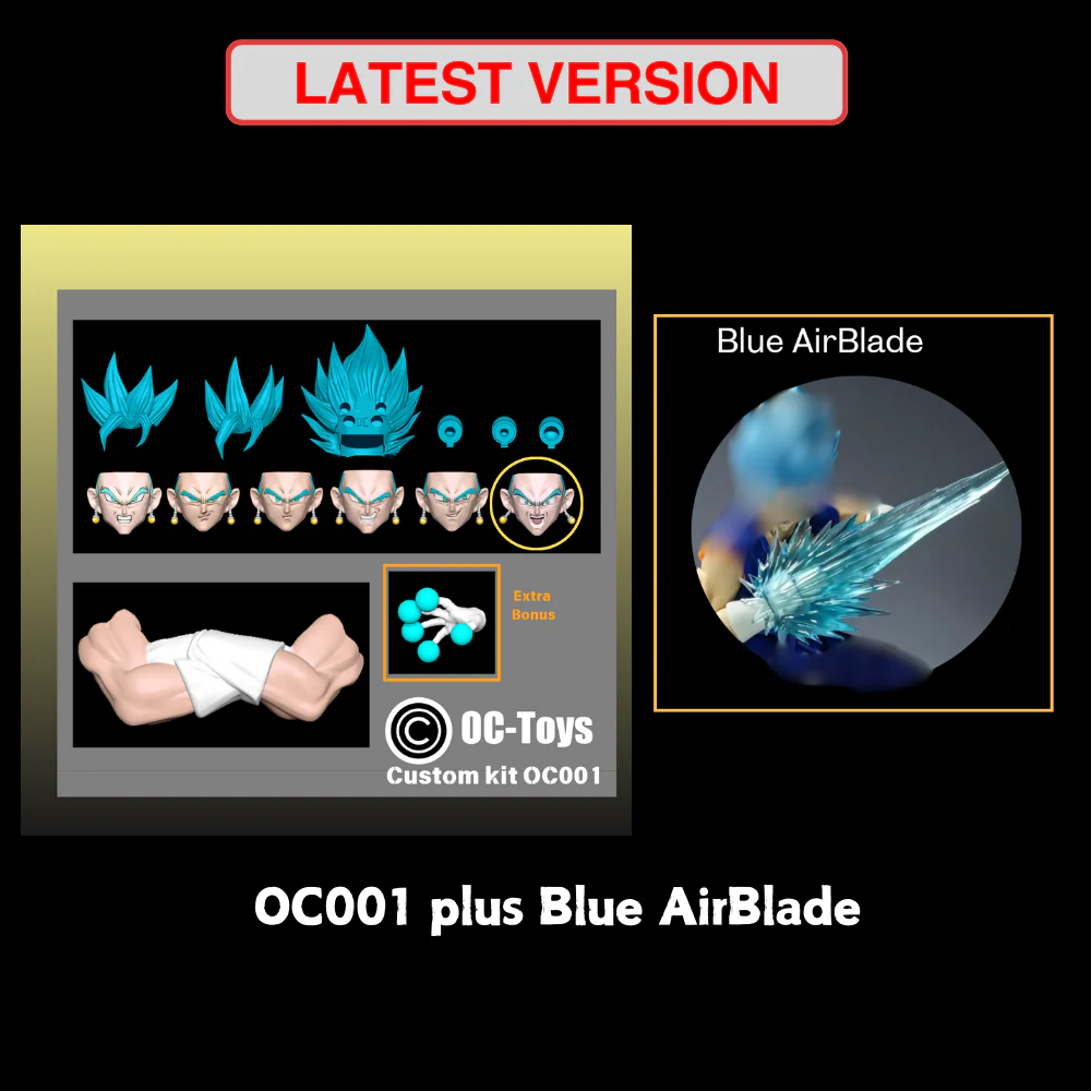 (USA Stock) OC Toys custom kit NEWEST FIXED VERSION of OC001, OC002,OC003 and combo with bonus - Image 3