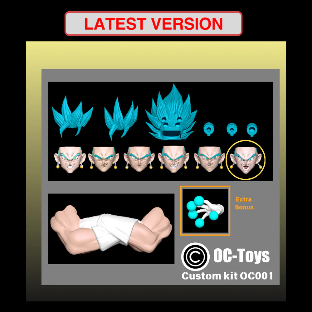 (USA Stock) OC Toys custom kit NEWEST FIXED VERSION of OC001, OC002,OC003 and combo with bonus - Image 4