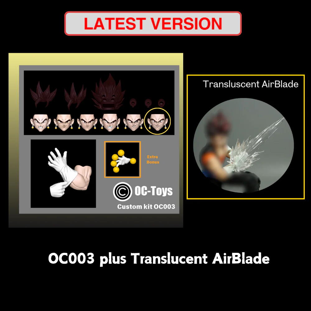 (USA Stock) OC Toys custom kit NEWEST FIXED VERSION of OC001, OC002,OC003 and combo with bonus - Image 7