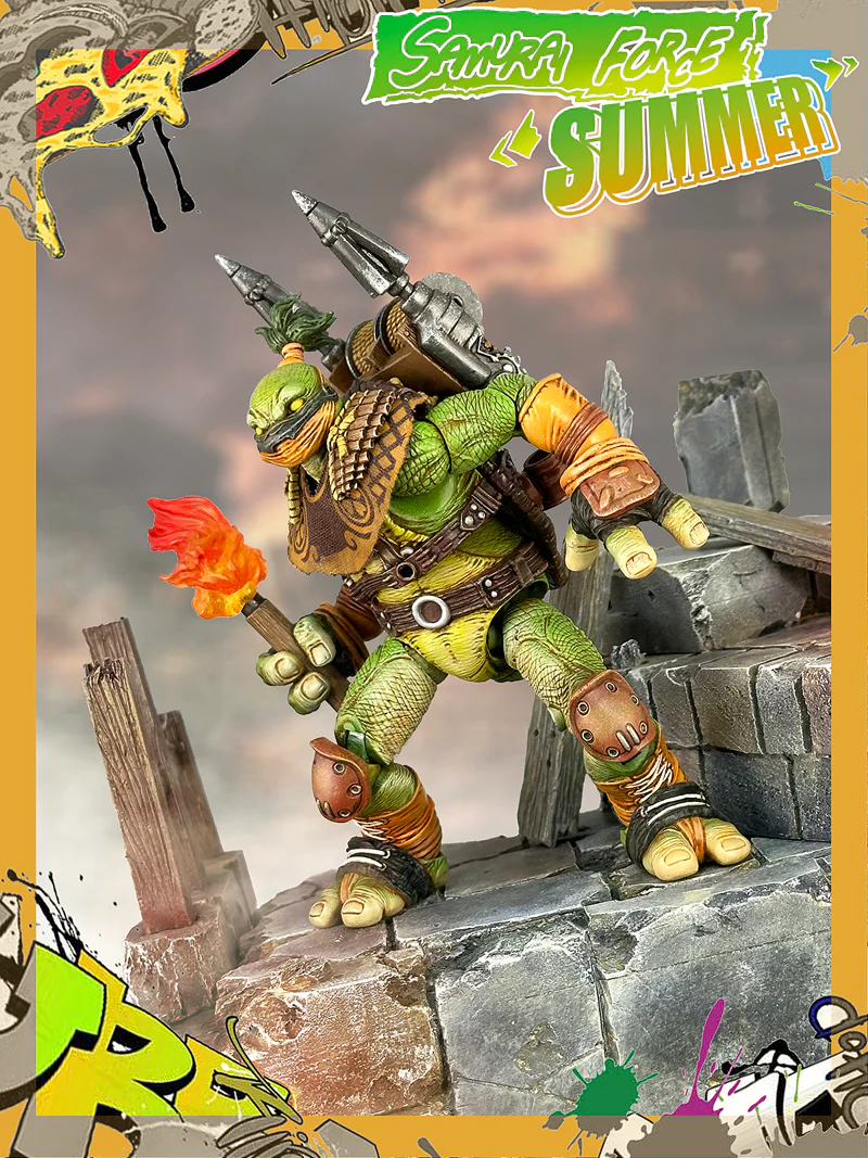 (USA Stock) Rage toys 1/12 Samurai Force Wave 3 The Crossbow master summer and Rave toys custom kit - Image 13