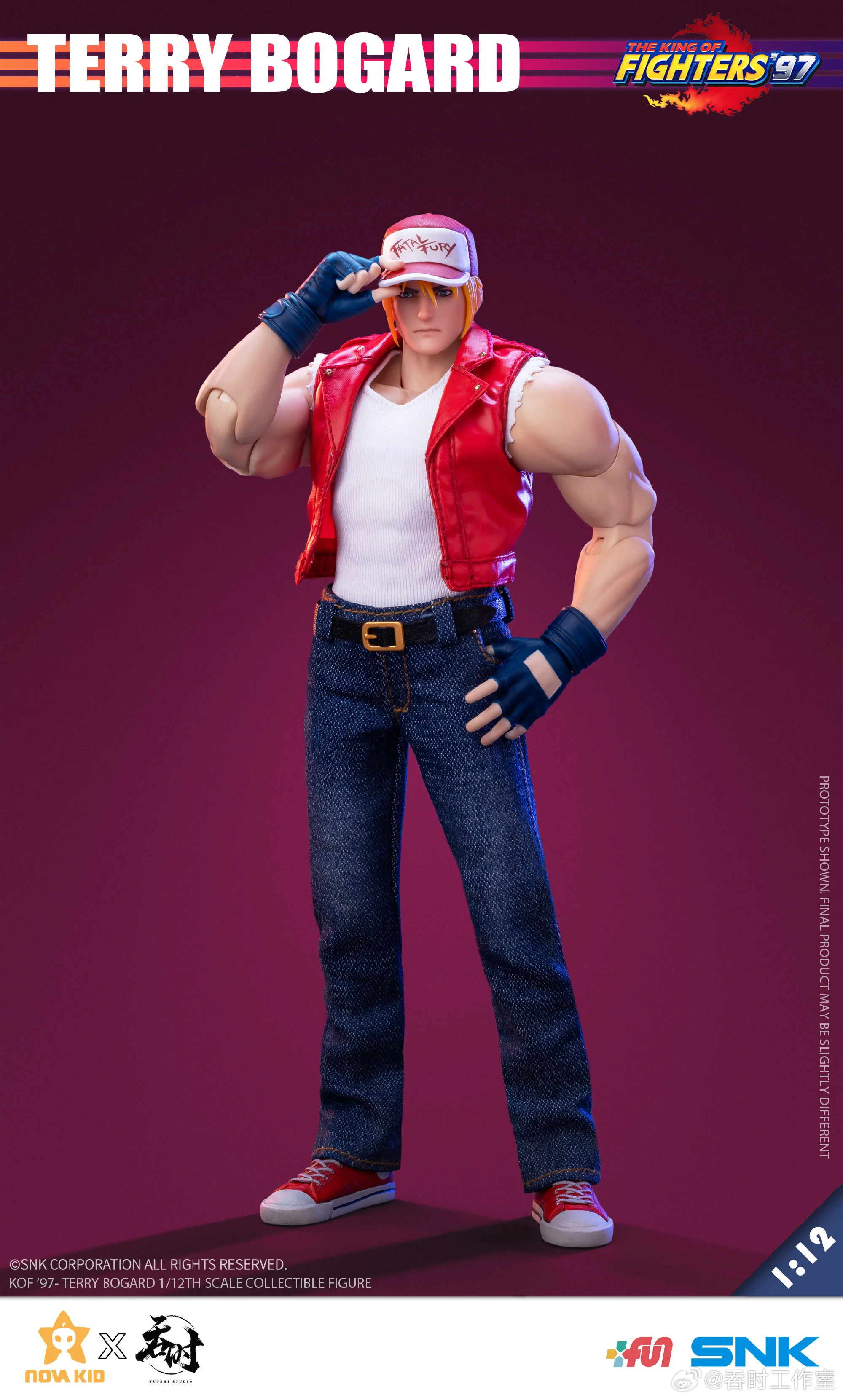 (USA Stock) Tunshi Studio The King of Fighter 1/12 Terry cloth action figure - Image 11