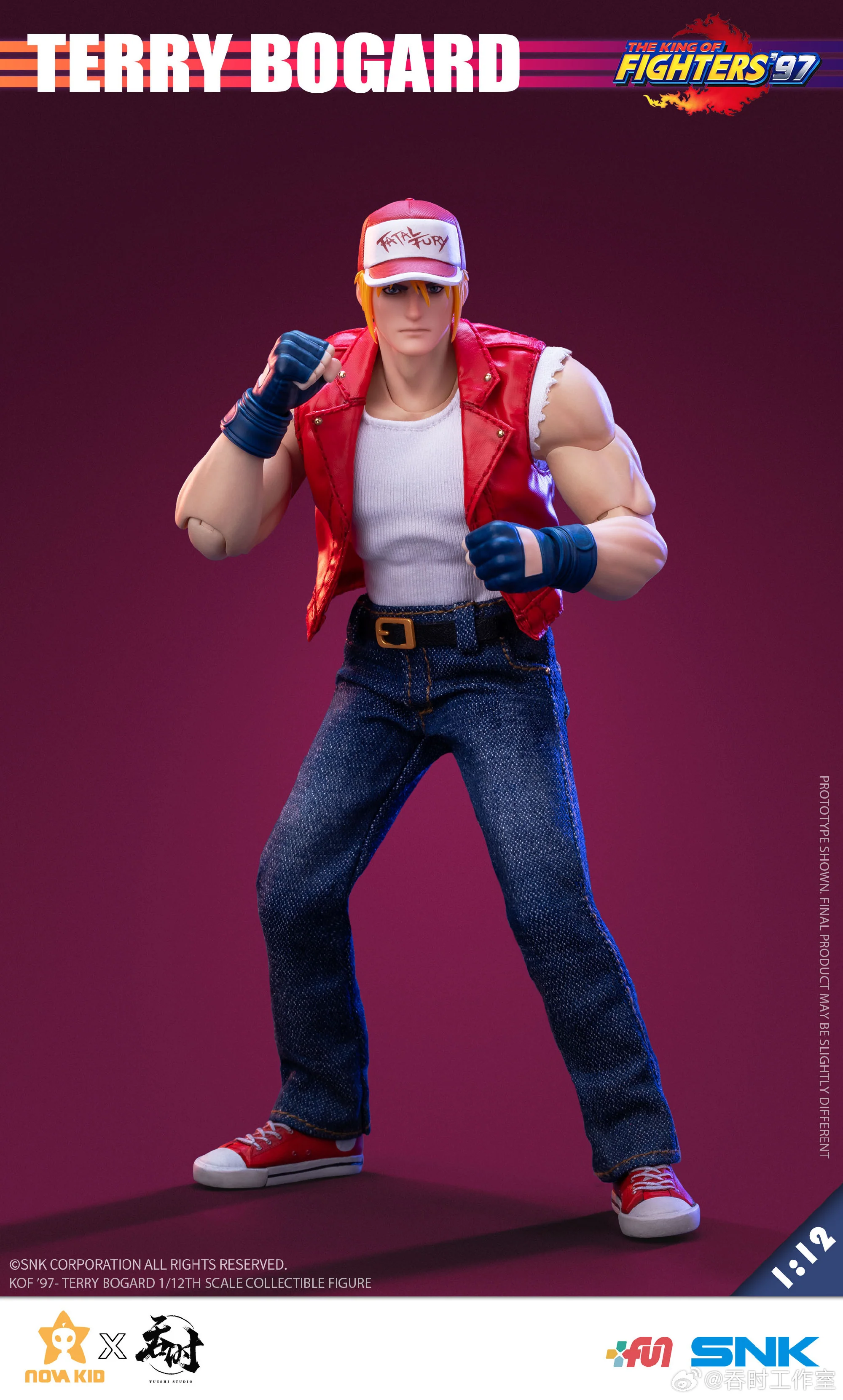 (USA Stock) Tunshi Studio The King of Fighter 1/12 Terry cloth action figure - Image 3