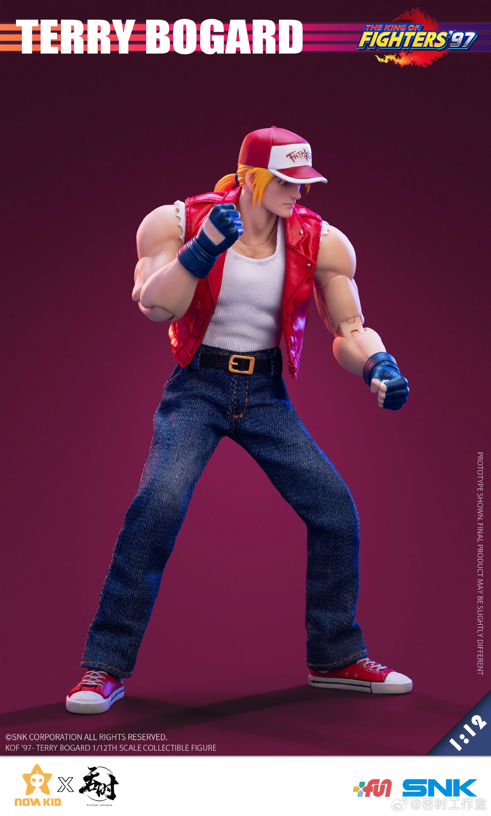 (USA Stock) Tunshi Studio The King of Fighter 1/12 Terry cloth action figure - Image 5