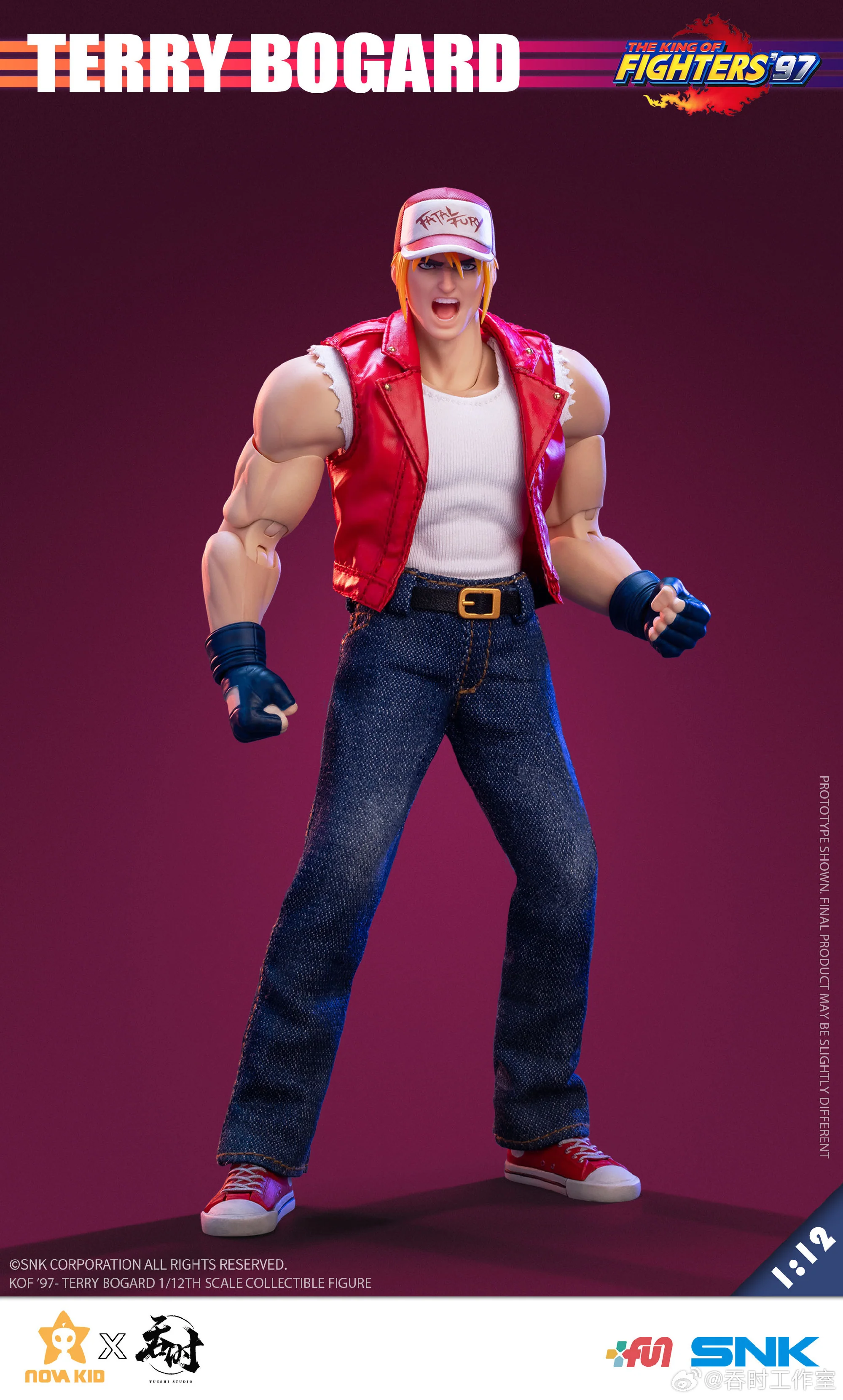 (USA Stock) Tunshi Studio The King of Fighter 1/12 Terry cloth action figure - Image 6