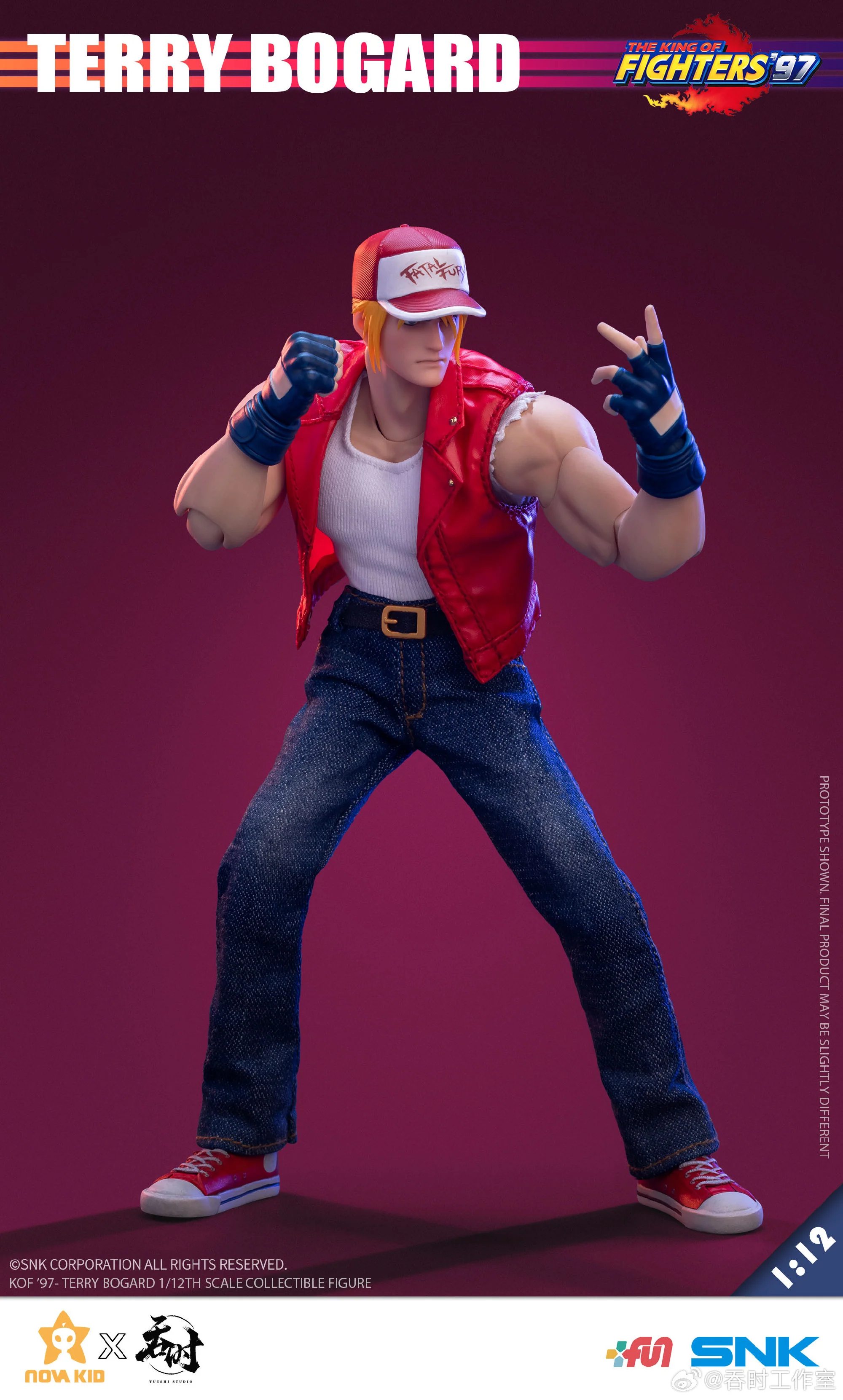 (USA Stock) Tunshi Studio The King of Fighter 1/12 Terry cloth action figure - Image 8
